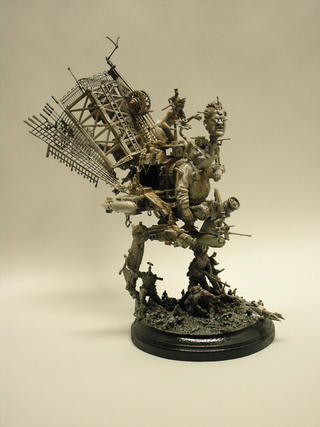 Illustration for article titled Apocalyptic Machine Scultpures are Wonderful in a Morbid, Sinister Sort of Way